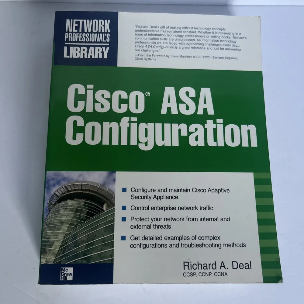 Cisco ASA Configuration Richard Deal 2009 Trade Paperback Good